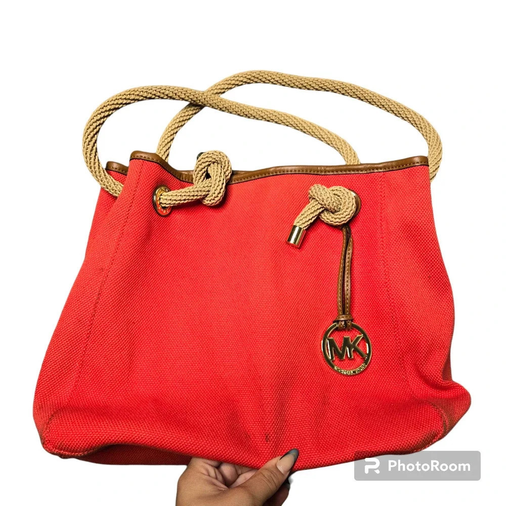 Michael Kors Marina Large Orange Tote